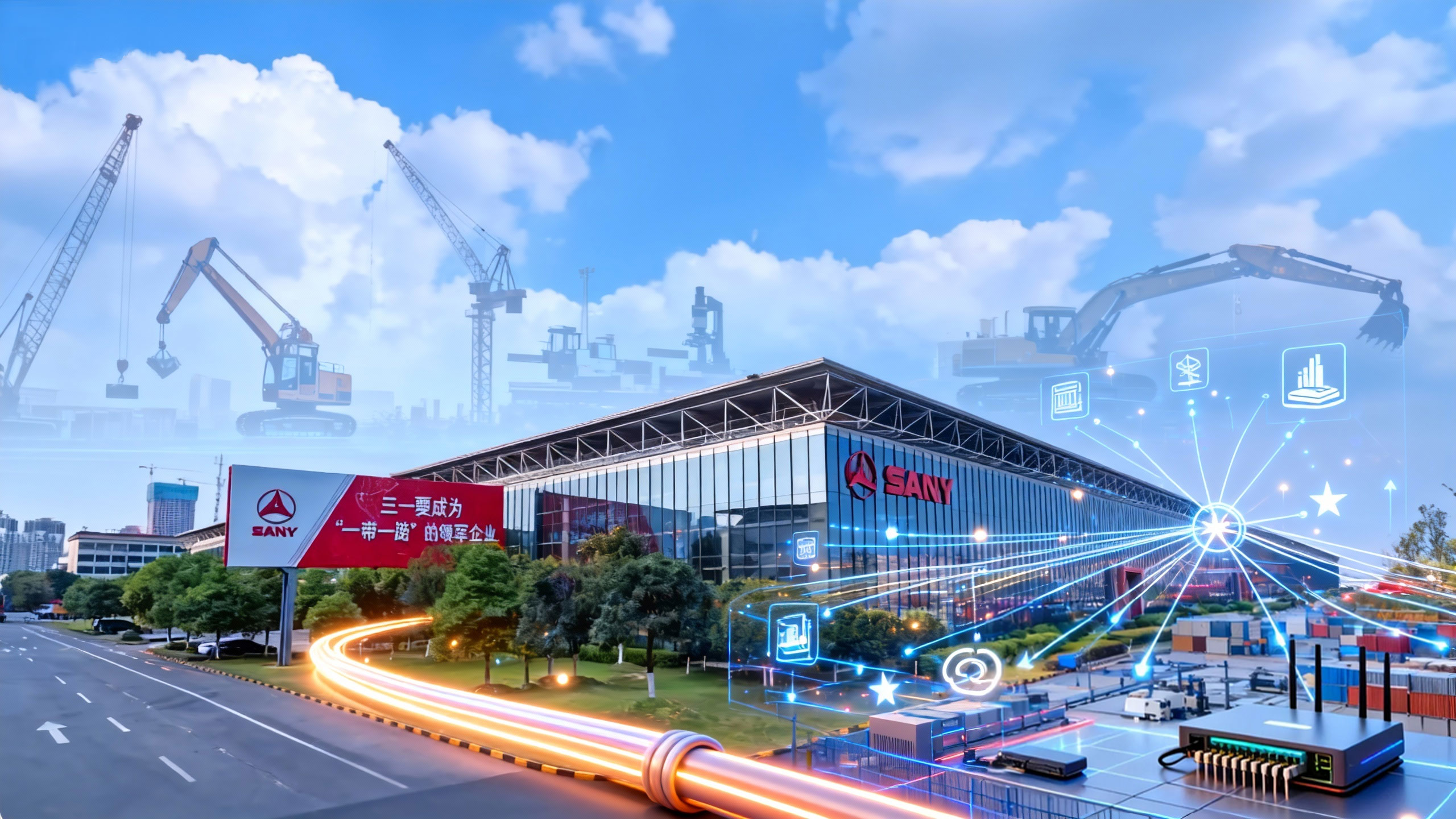 三一重工骨干网升级项目