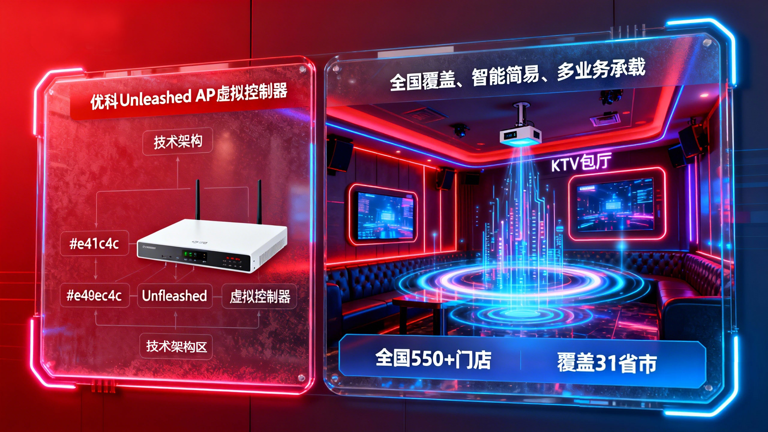 唱吧麦颂KTV全国无线网络项目