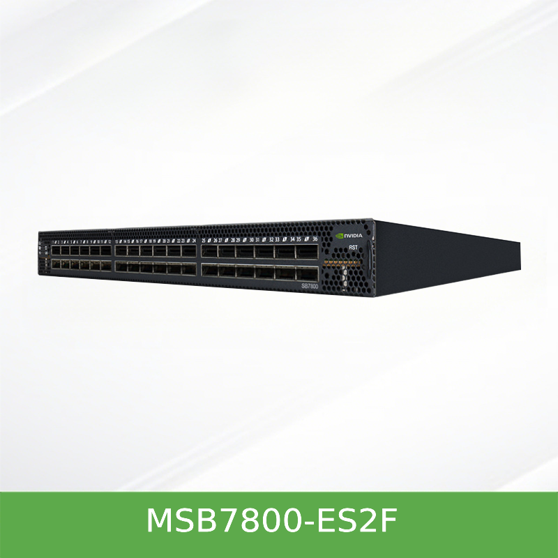 MSB7890-ES2F Mellanox NVIDIA  MSB7890 EDR 100Gb/s IB交换机