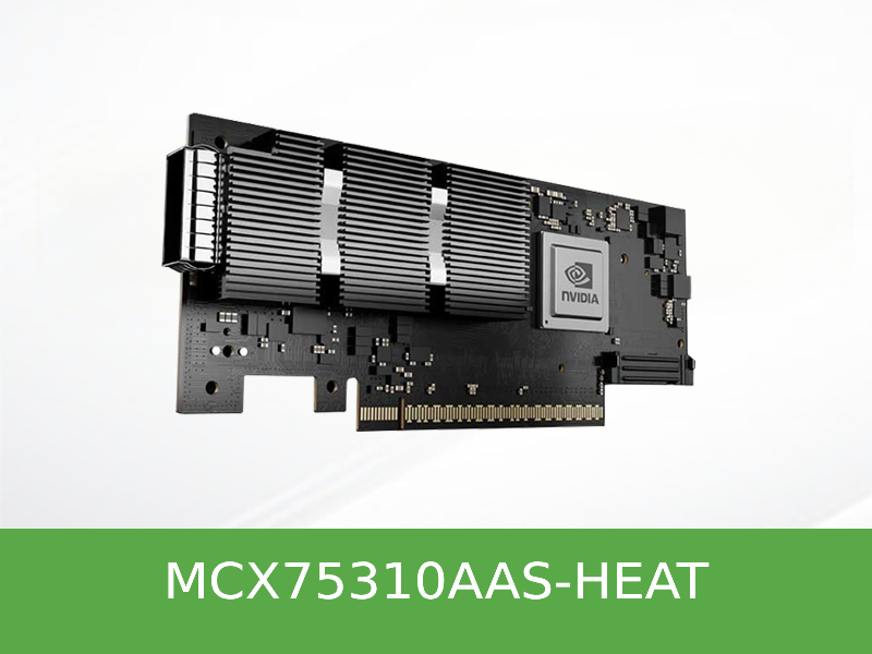 MCX75310AAS-HEAT Mellanox NVIDIA ConnectX-7 NDR200Gb/s单端口OSFP IB 网卡