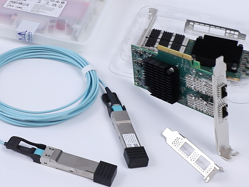 MCX653106A-ECAT-SP Mellanox NVIDIA ConnectX-6  HDR100/EDR/100GbE双端口 IB网卡