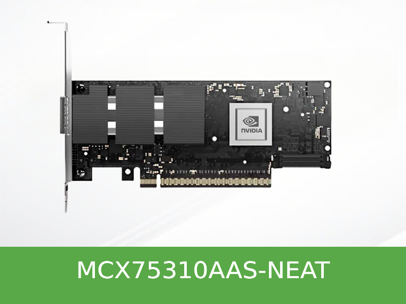 MCX75310AAS-NEAT Mellanox NVIDIA ConnectX-7  NDR 400Gb/s单端口OSFP IB 网卡