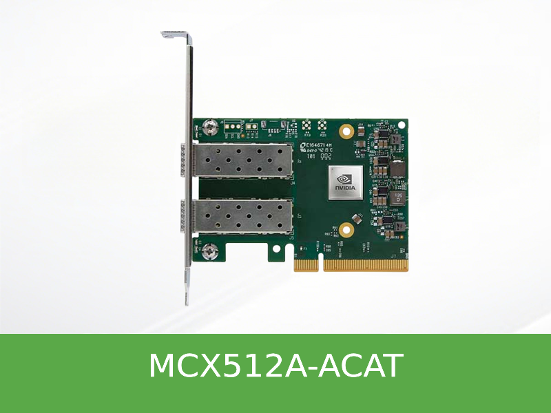 MCX512A-ACAT Mellanox NVIDIA ConnectX-5 EN Adapter Card 10/25GbE双端口以太网网卡