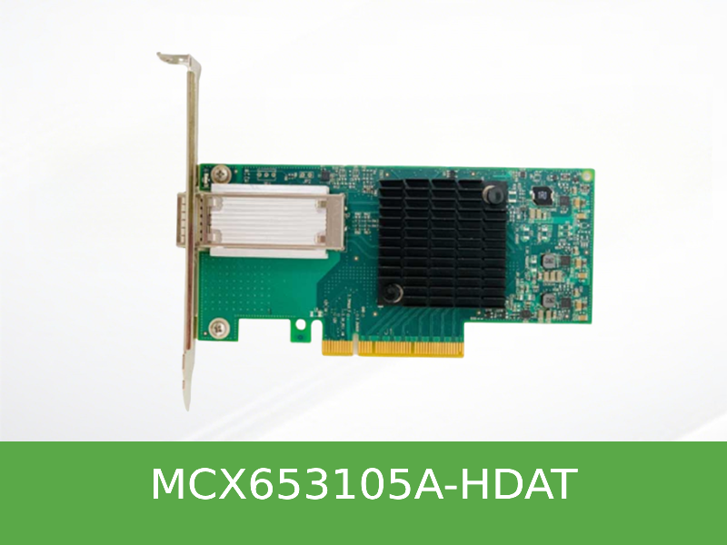 MCX653105A-HDAT Mellanox NVIDIA ConnectX-6 MCX653105A HDR/200GbE单端口 IB网卡