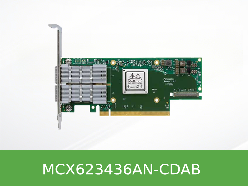 MCX623436AN-CDAB NVIDIA Mellanox  ConnectX-6 Dx系列 100GbE 双端口 QSFP56 智能网卡