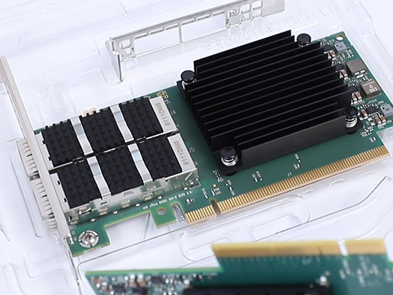 MCX653106A-ECAT-SP Mellanox NVIDIA ConnectX-6  HDR100/EDR/100GbE双端口 IB网卡