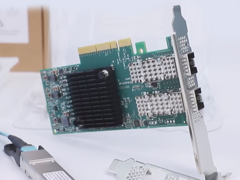 MCX653106A-ECAT-SP Mellanox NVIDIA ConnectX-6  HDR100/EDR/100GbE双端口 IB网卡